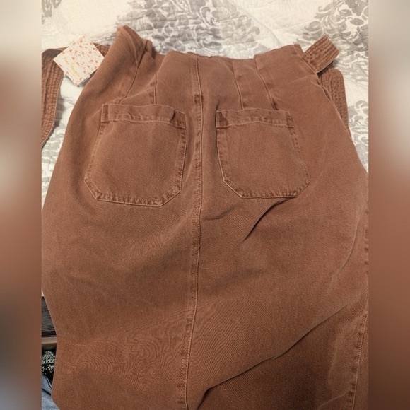 NWT Free People Savannah Belted Midi Skirt - Picture 10 of 10